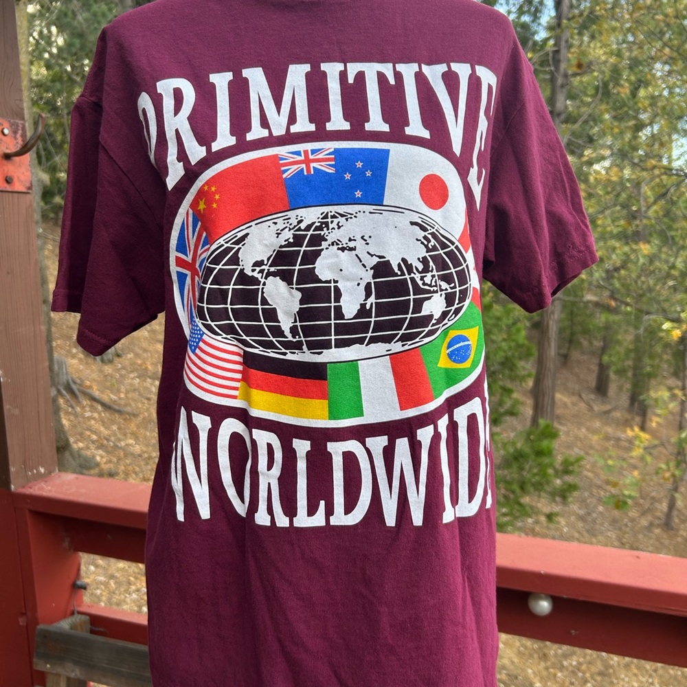 Primitive Burgundy Graphic Tee